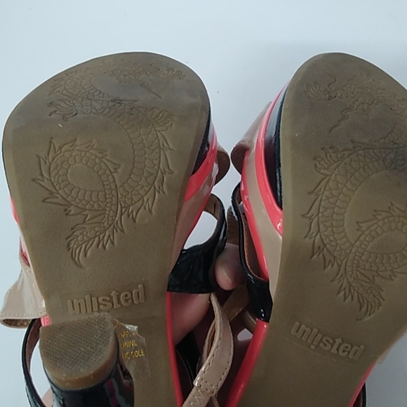 Unlisted Strappy peach silhouettes open toe - Picture 4 of 4